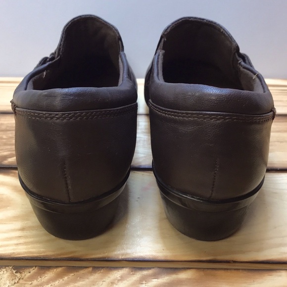 Clarks Everlay Coda Brown Leather Loafers Slip-On Shoes / 13288 / Size 9 - Picture 5 of 10